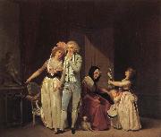 Louis-Leopold Boilly Ce qui allume l'amour l'eteint ou le philosophe china oil painting artist